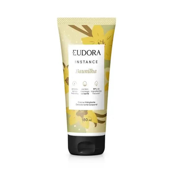 Creme Hidratante Desodorante Corporal Instance Baunilha 180ml Eudora