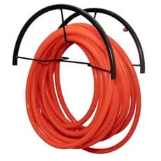 Suporte Para Mangueira De Jardim Meia Lua Fixo Enrolador 50 Metros Parede Organizador