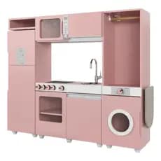 Cozinha Luli Infantil Com Eletrodomésticos E Tábua De Passar Mdf