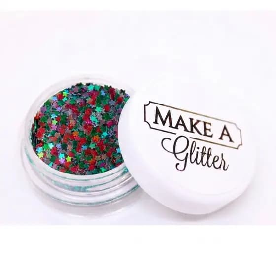 Glitter Estrelas Maquiagem Resina Artesanato Slime 3g
