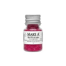 Pigmento Mica Colorida Biodegradável Glitter Multifuncional Rosa