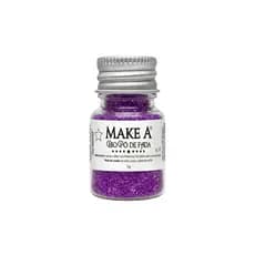 Pigmento Mica Colorida Biodegradável Glitter Multifuncional Roxo