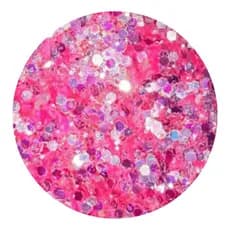 Glitter Flocado  Rosa Pink Resina Maquiagem Velas Unhas 10 g