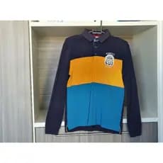camisa polo de manga comprida,  infantil,  tamanho  11/12 anos