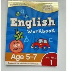 livro em inglês de atividades e respostas para crianças. english workbook.