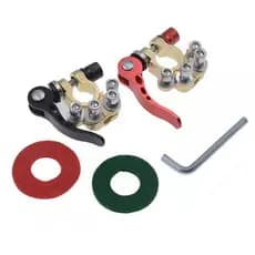 Terminais de Bateria com Engate Rápido – Kit Completo