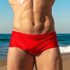 Sunga Masculina Vermelha - Sunga forrada