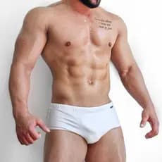Sunga Branca Masculina - Sunga Clássica