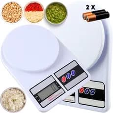 Balança Digital Alimentos Cozinha Dieta Alta Precisão Até 10 Kg com Pilhas