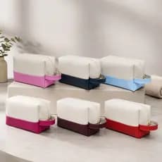 Necessaire feminino grande para viagem maquiagem bolsa organizadora maternidade espaçosa elegante varias cores