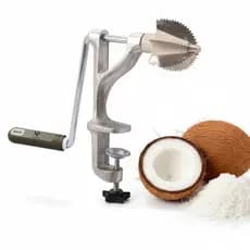 Ralador Raspador de coco manual com Lâminas em inox fixação com morsa cocada doce coco ralado