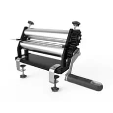 Cilindro de massas rolos 40 cm cromado Sova master para laminar massas pão pastel resistente