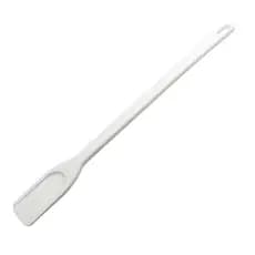 Espátula industrial 49cm polipropileno branco pá mexedora restaurante cozinha mexer panela grande malte