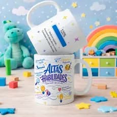 Caneca Autismo 325ml – Conscientização TEA Quebra-Cabeça Colorido Presente Inclusão