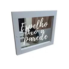 Moldura 100% MDF com espelho incluído
