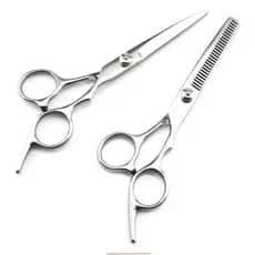 Tesoura para cortar cabelo fio a laser e desbastadora para barbeador e cabelereiro - salão