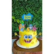 Topo de bolo personalizado Bob esponja / Topper Bob esponja /decoração Bob esponja