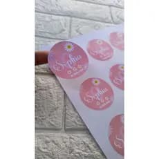 TAG adesivas Margarida 40 unidades /adesivos personalizados margarida