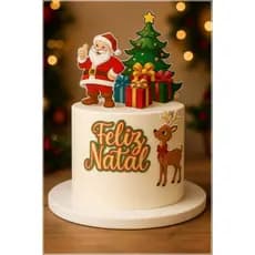 *Envio Imediato* Topo de Nata/ Topper Natal/ Natal/ Decoração Natal/ Festa Natal