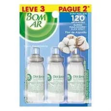 Refil Bom Ar Click Spray Flor de Algodão 12 ml (3 un.)