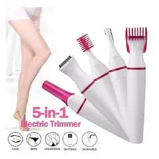 Mini depilador elétrico portátil Depilador Feminino Elétrico 5 Em 1 RECARREGÁVEL