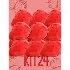Kit com 24 porta morangos  lembrancinhas moranguinho - atacado - qualidade Plasútil