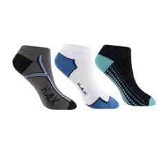 Kit 3 Pares Meias Sapatilha Masculina Halk