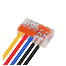 Kit 15 Peças Conectores Emenda Encaixe Rápido 5 Fios Modelo 415