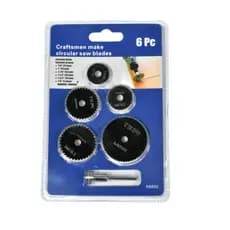 Kit 6 Em 1: 5 Discos Mini Retífica + 1 Haste Lâmina de Corte Metal Madeira Micro Retifica