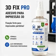 Spray Adesivo Impressora 3D 100ml Cola Para Mesa PEI PLA PETG ABS TPU Anti Warping 3D FIX PRO