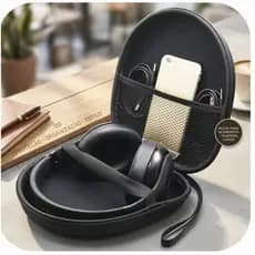 Capa Estojo Portátil para  Headphone Fone  de ouvido tipo Concha