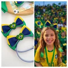 Tiara Copa do Mundo, Arco de cabelo infantil Copa do Mundo Brasil