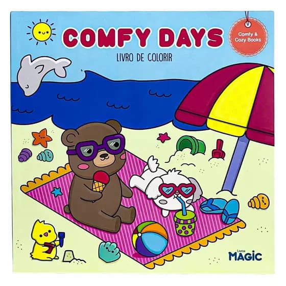 Livro De Colorir Relaxante Comfy & Cozy