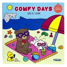 Livro De Colorir Relaxante Comfy & Cozy