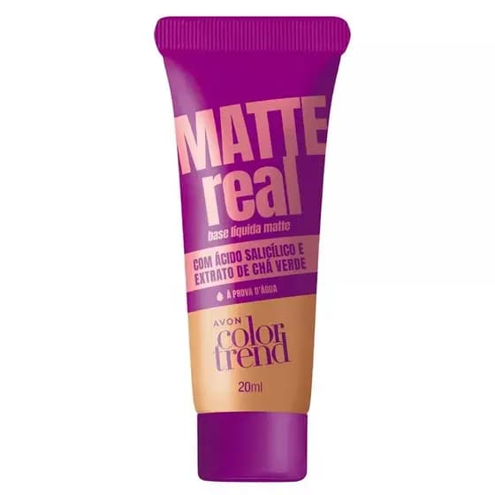 Base Líquida Avon Color Trend Matte Real 240 N 20ml