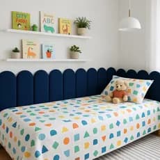 Kit Cabeceira de Cama Nuvem Estofada Modular