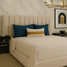 Kit Cabeceira de Cama Placa Estofada Autocolante ENVIO FULL