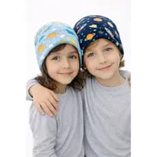 Kit 2 Touca de Soft Infantil Unissex | Antialérgica | Quente e Confortável | Tamanho Único