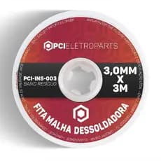 Malha Dessoldadora 3metros x 3mm Ferro Solda