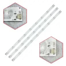 Kit 3 Barras Led Cce Completo - Ln32g Lt32g Lt32d 100% Nova