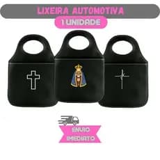 Lixeira Automotiva Universal Fé, Nossa Senhora, Crucifixo
