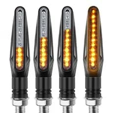 Kit 4 Piscas Moto Seta Honda Titan 125/150/160/Twister/Cb300/Yamaha Ybr/Factor/Suzuki Led Sequencial