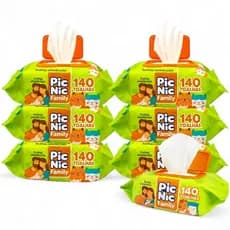 Lenço Umedecido Toalha Premium Lencinho Recem Nascido Bebe Adulto Atacado Promoção PicNic family