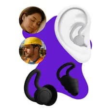 Abafador Tampão de Ouvido Protetor Auricular Antirúido para Dormir Estudo Natação