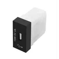 MÓDULO TOMADA USB 15W - 5V~ - 3A - HABITAT BLACK