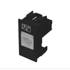 MÓDULO TOMADA PRETO RJ45 CAT. 6 8 VIAS SÉRIE - HABITAT PRETA