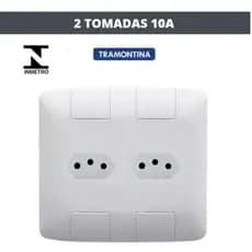 Conjunto Tomada, Interruptor, Tramontina aria 4x4
