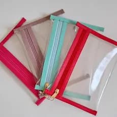 Necessaire Transparente, Porta remedio, Necessaire Farmacinha, Porta absorvente
