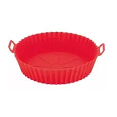 Kit 3 Forros de Airfryer de Silicone Reutilizável Antiaderente