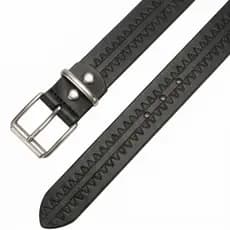Cinto Feminino Mulher Preto Marrom Fivela Prata Fino